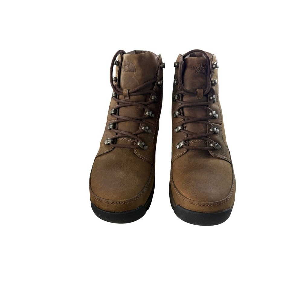 The North Face Ketchum Brown Leather Insulated Waterproof Boots Mens 12 NEW - Picture 9 of 12
